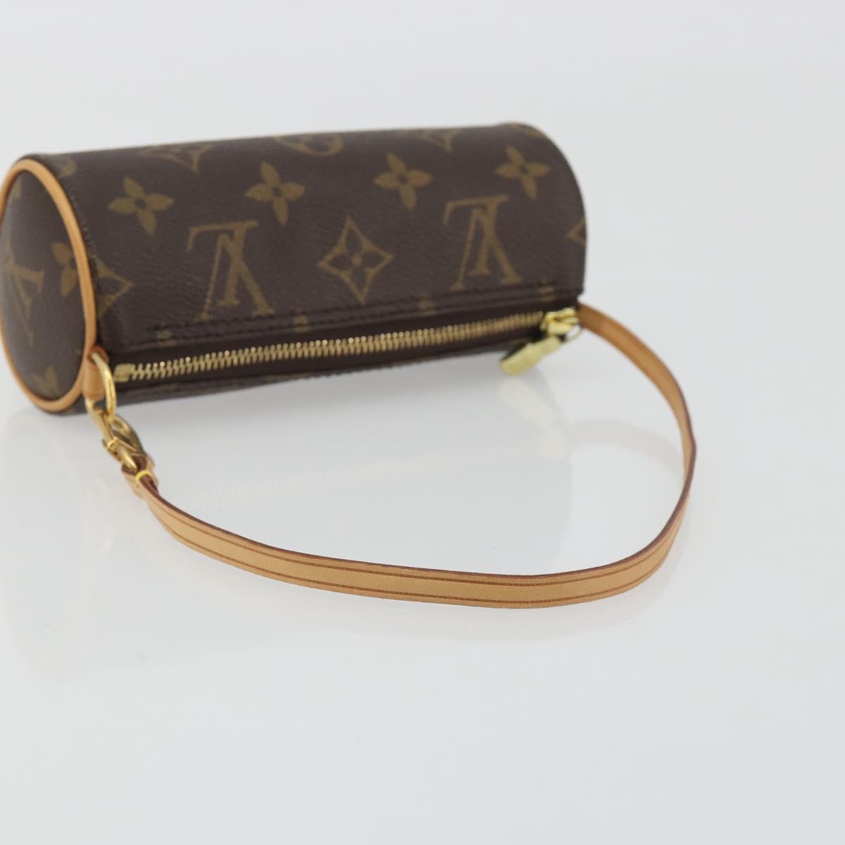 LOUIS VUITTON Monogram Papillon Pouch LV Auth 194693V