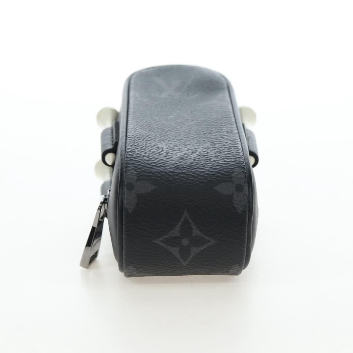 LOUIS VUITTON Monogram Eclipse Set Golf Andrews Bag Charm GI0344 LV Auth 194695M