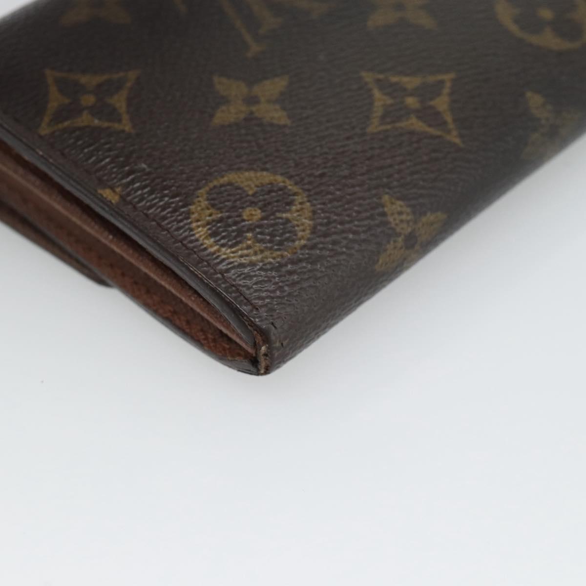 LOUIS VUITTON Monogram Portefeuille Sarah Long Wallet M61734 LV Auth 194699