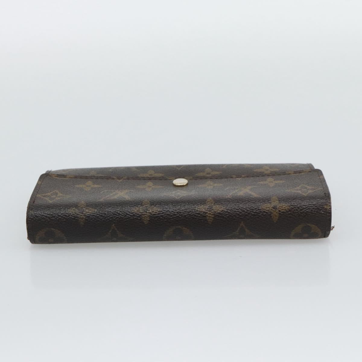 LOUIS VUITTON Monogram Portefeuille Sarah Long Wallet M61734 LV Auth 194699
