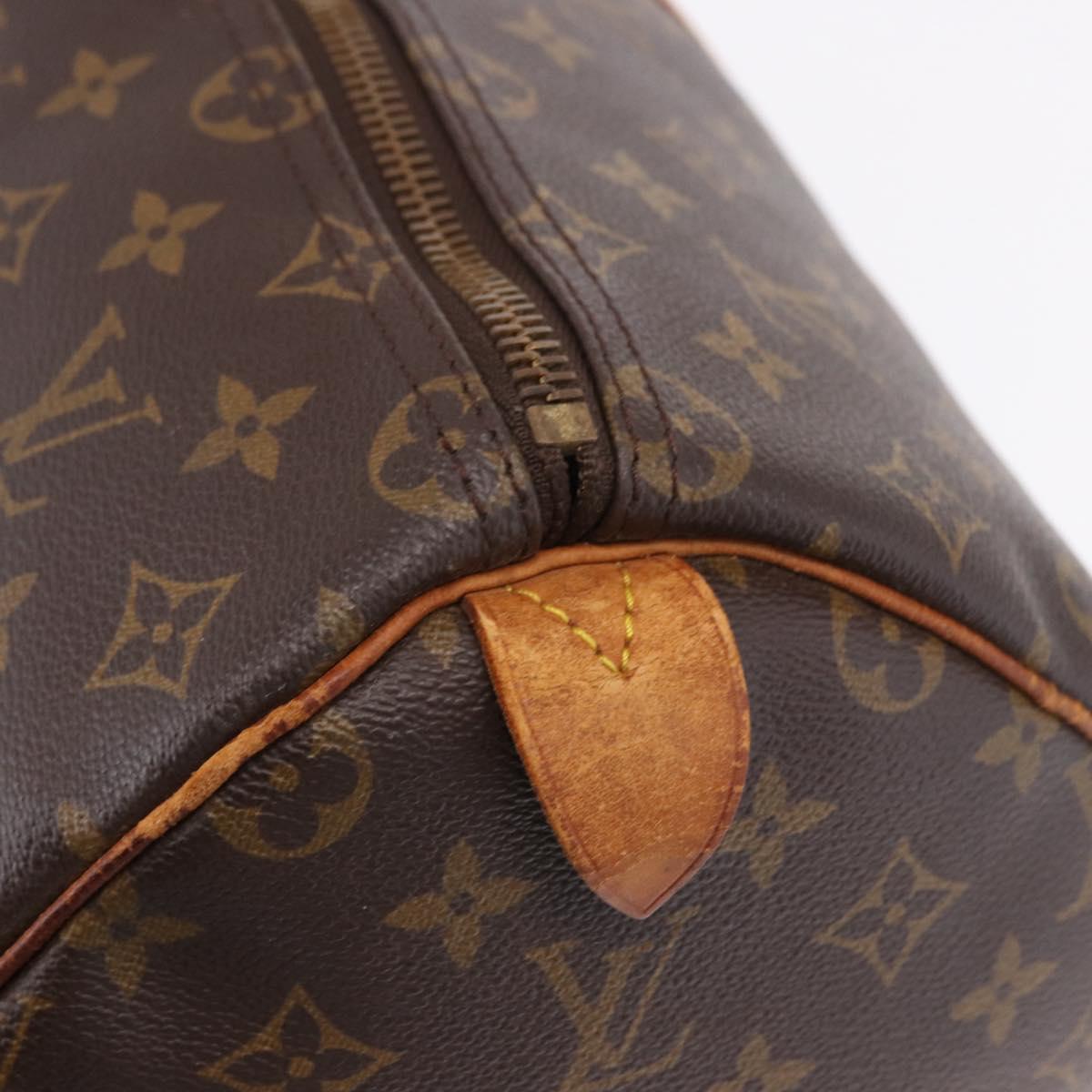 LOUIS VUITTON Monogram Keepall 55 Boston Bag M41424 LV Auth 194701