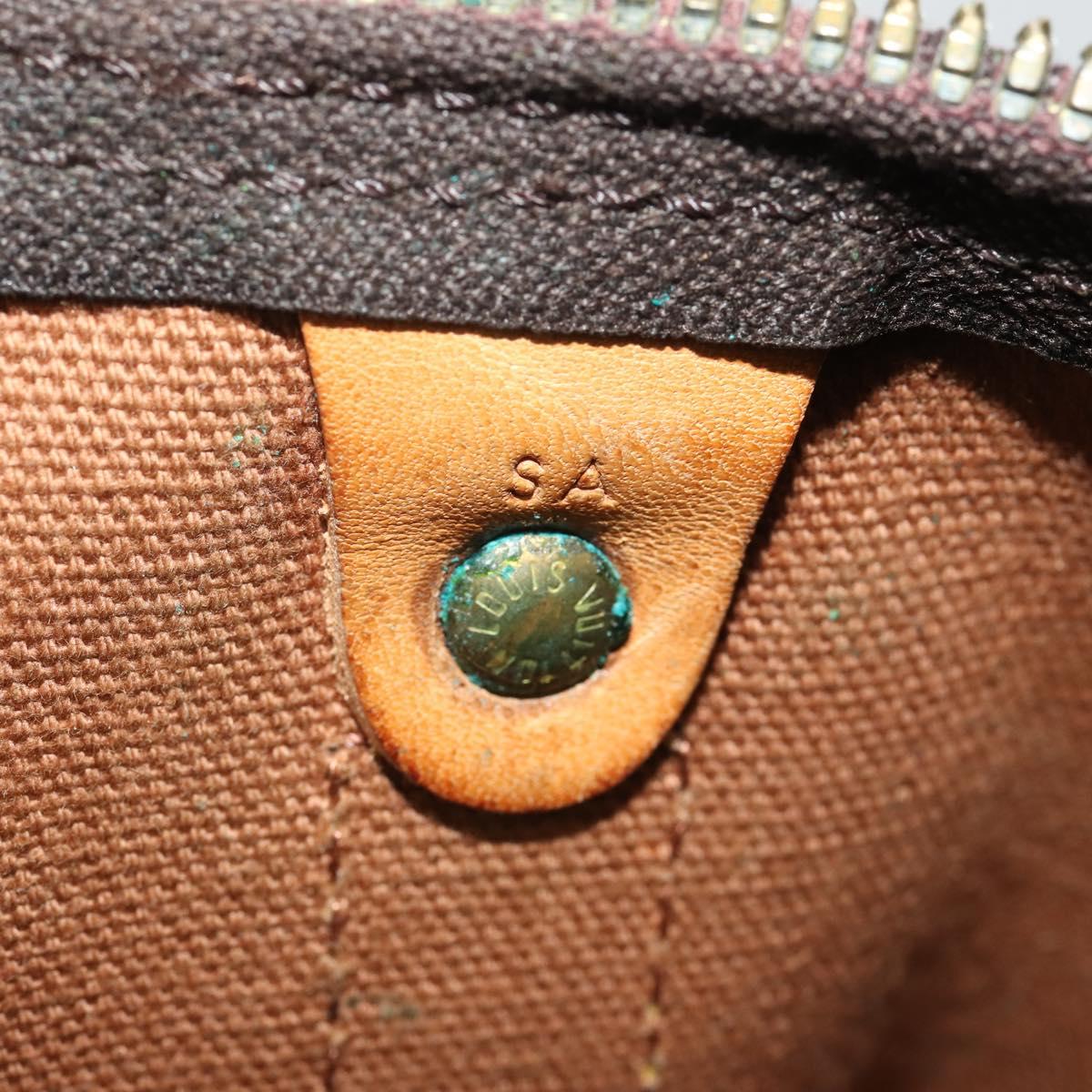 LOUIS VUITTON Monogram Keepall 45 Boston Bag M41428 LV Auth 194702V