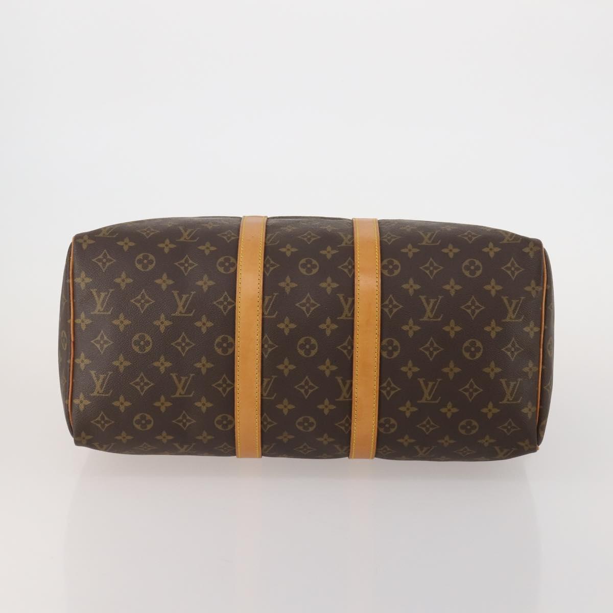 LOUIS VUITTON Monogram Keepall 45 Boston Bag M41428 LV Auth 194702V