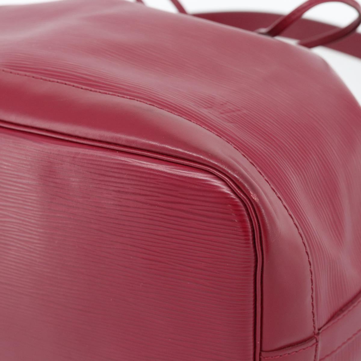 LOUIS VUITTON Epi Petit Noe Shoulder Bag Fuchsia M40676 LV Auth 194705SAV