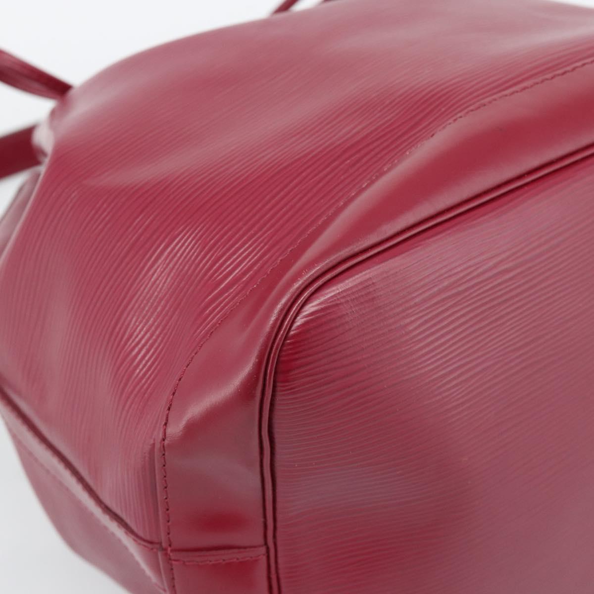 LOUIS VUITTON Epi Petit Noe Shoulder Bag Fuchsia M40676 LV Auth 194705SAV