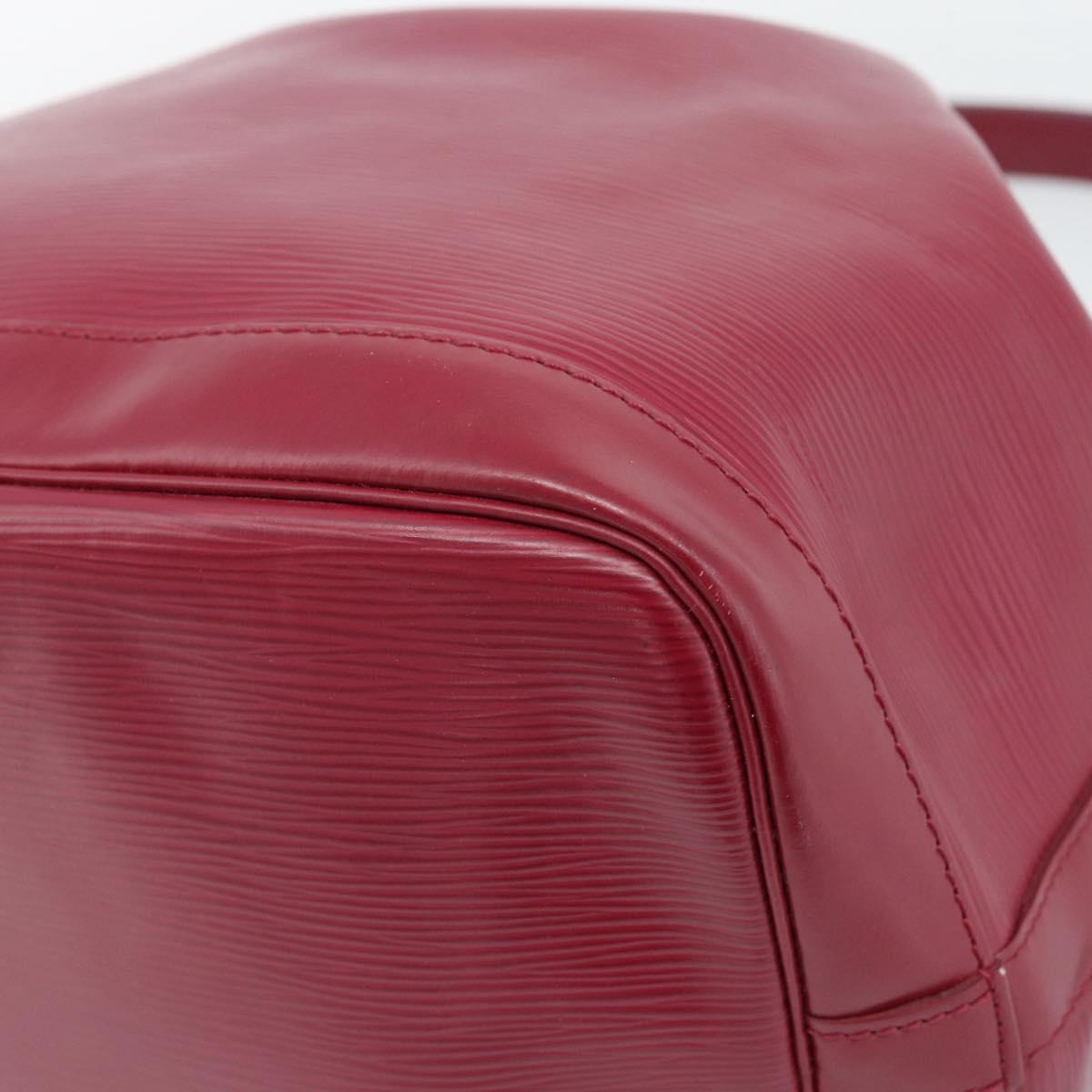 LOUIS VUITTON Epi Petit Noe Shoulder Bag Fuchsia M40676 LV Auth 194705SAV