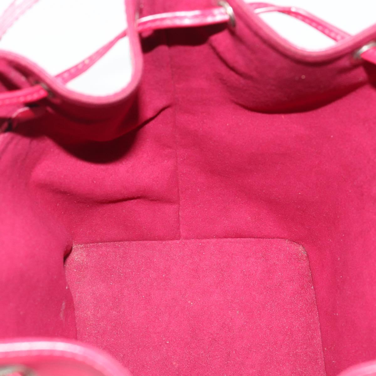 LOUIS VUITTON Epi Petit Noe Shoulder Bag Fuchsia M40676 LV Auth 194705SAV