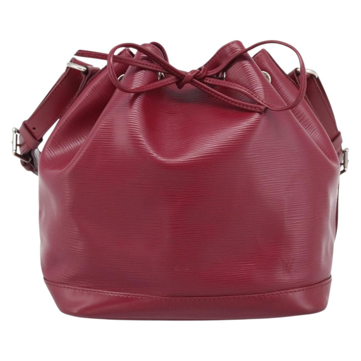 LOUIS VUITTON Epi Petit Noe Shoulder Bag Fuchsia M40676 LV Auth 194705SAV