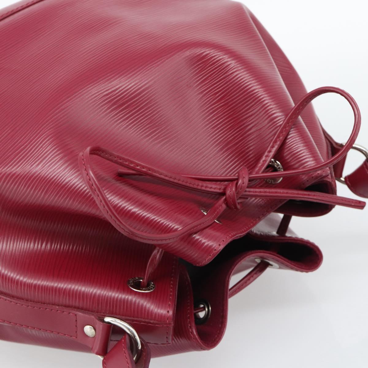 LOUIS VUITTON Epi Petit Noe Shoulder Bag Fuchsia M40676 LV Auth 194705SAV