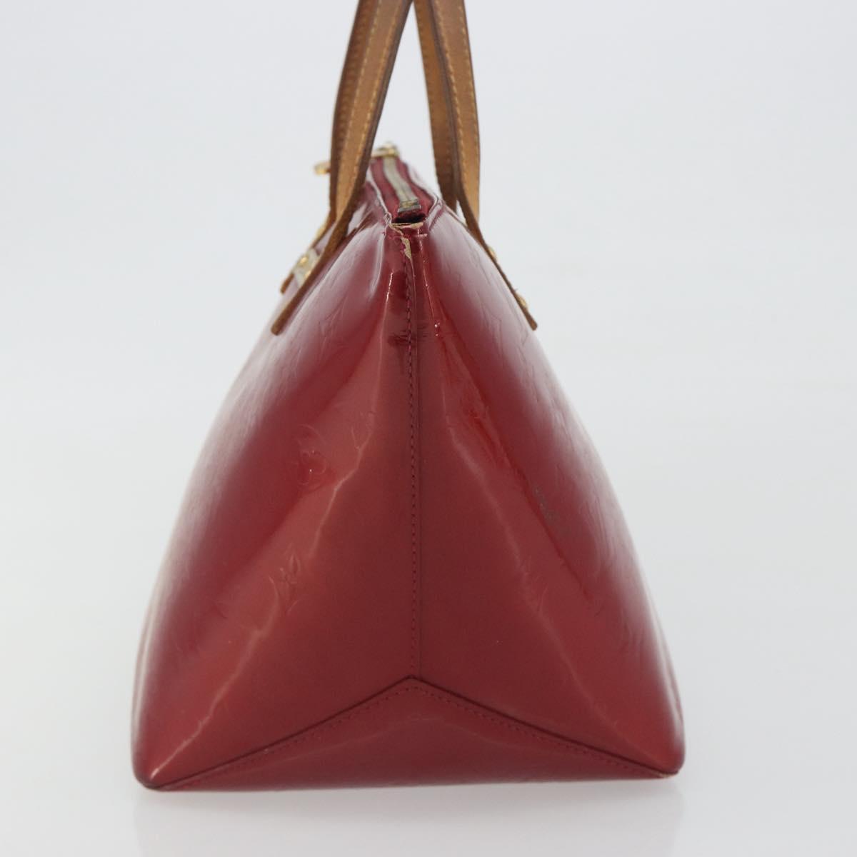 LOUIS VUITTON Monogram Vernis Bellevue PM Bag Pomme D'amour M93583 Auth 194706