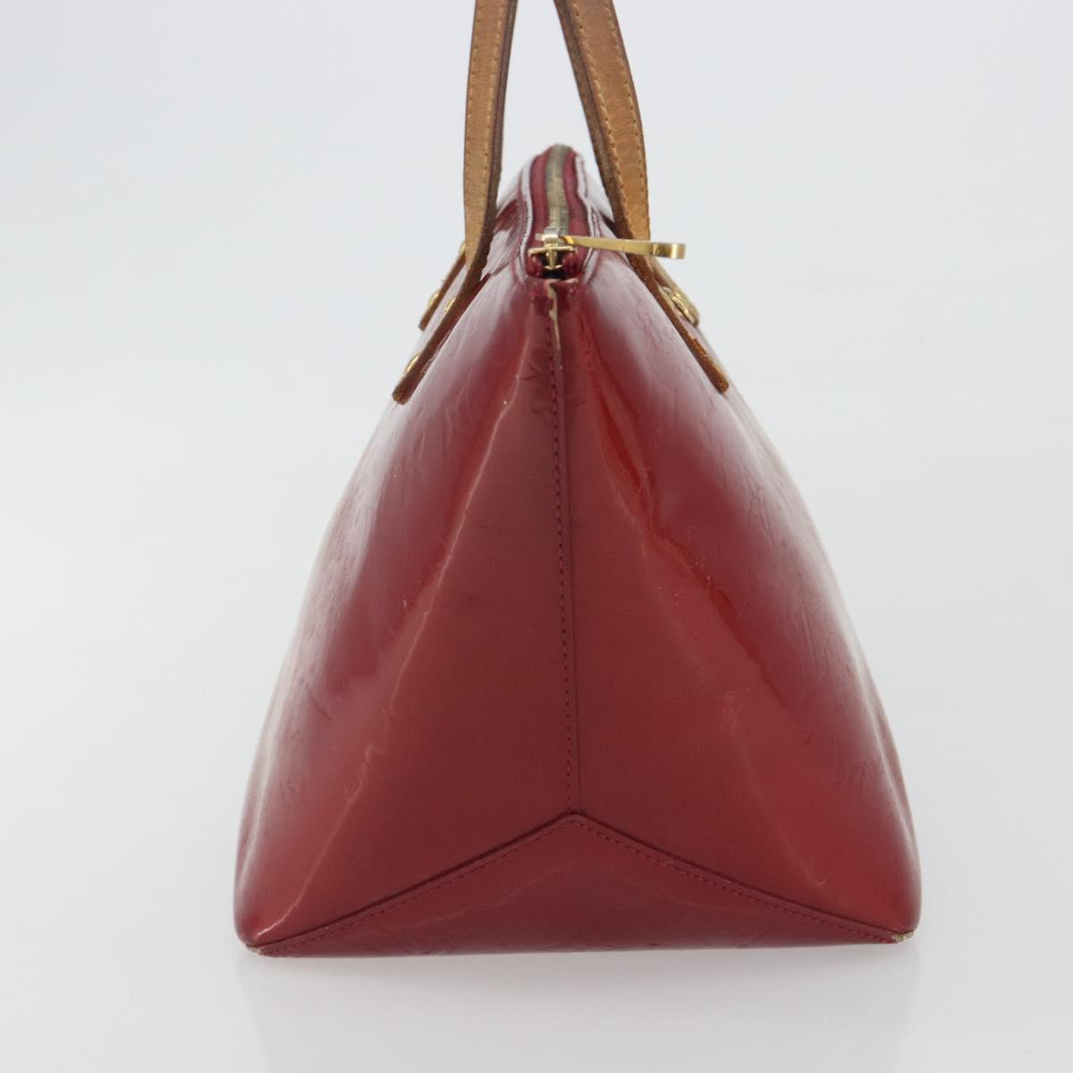 LOUIS VUITTON Monogram Vernis Bellevue PM Bag Pomme D'amour M93583 Auth 194706