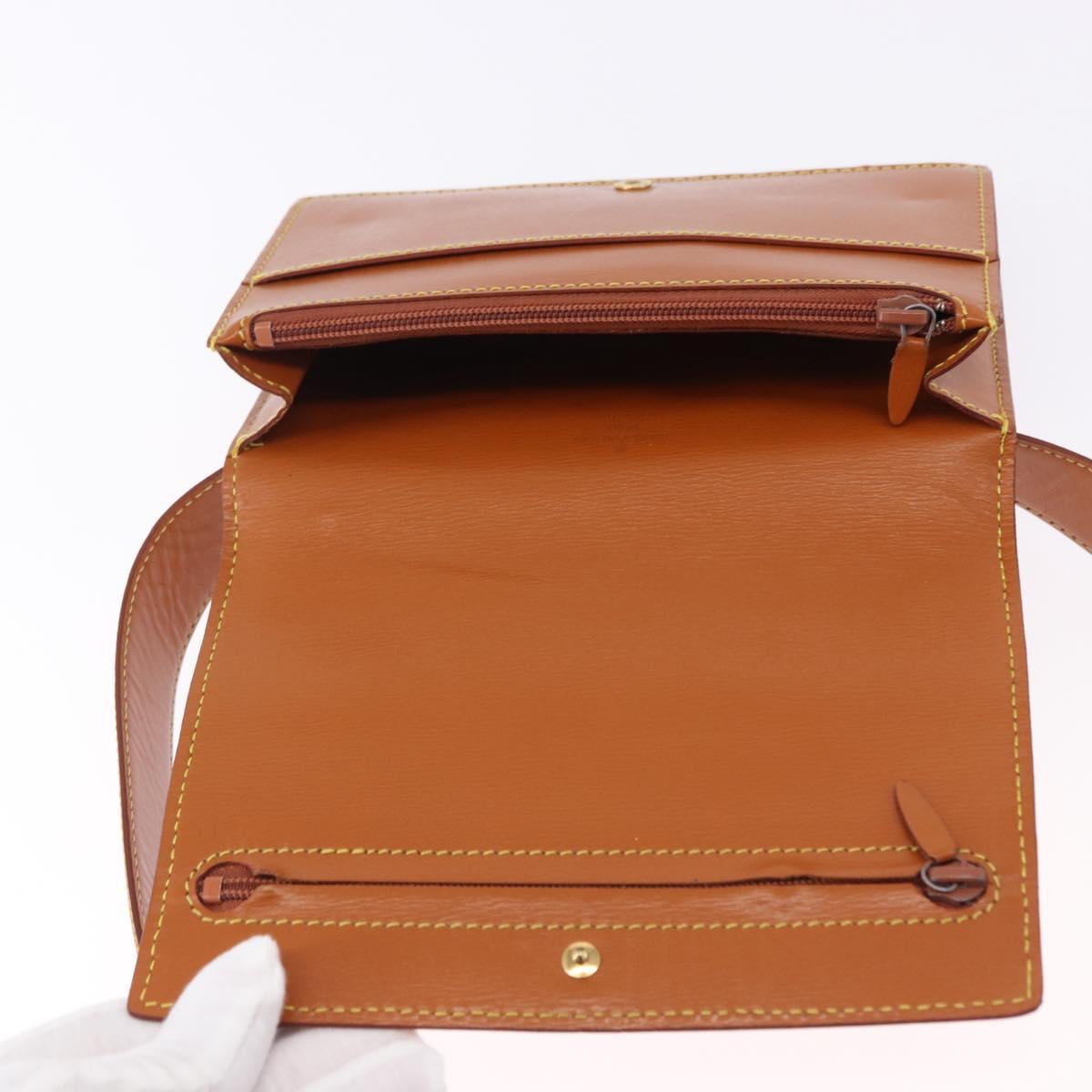 LOUIS VUITTON Epi Ceinture Tilsitt Pochette Zipangu Gold M52598 LV Auth 194712V