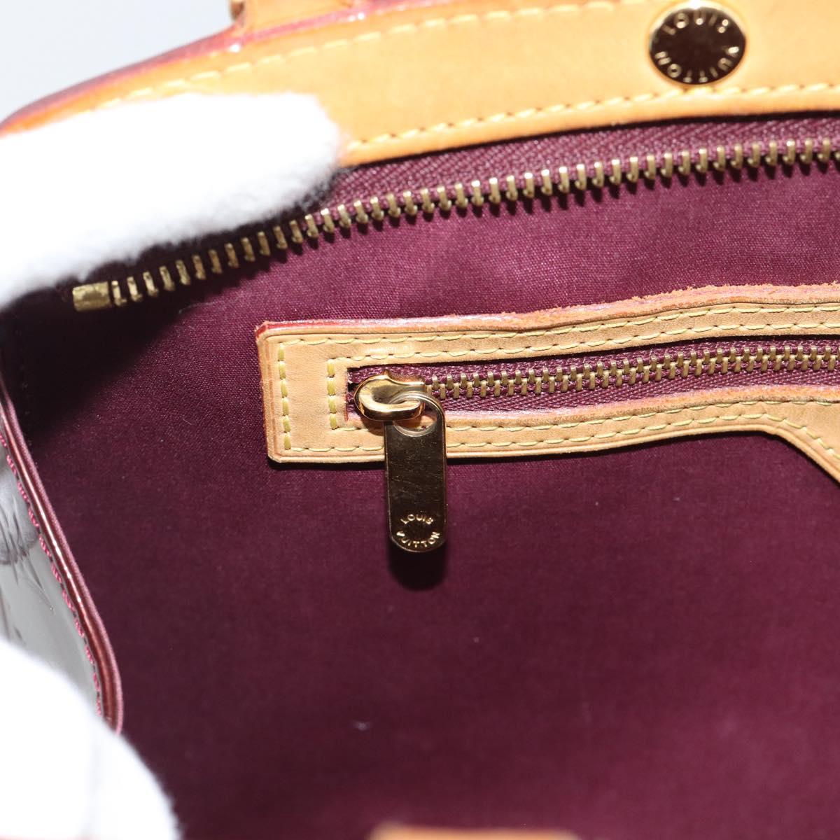 LOUIS VUITTON Monogram Vernis Blair MM Bag 2way Rouge Favist M91690 Auth 194714