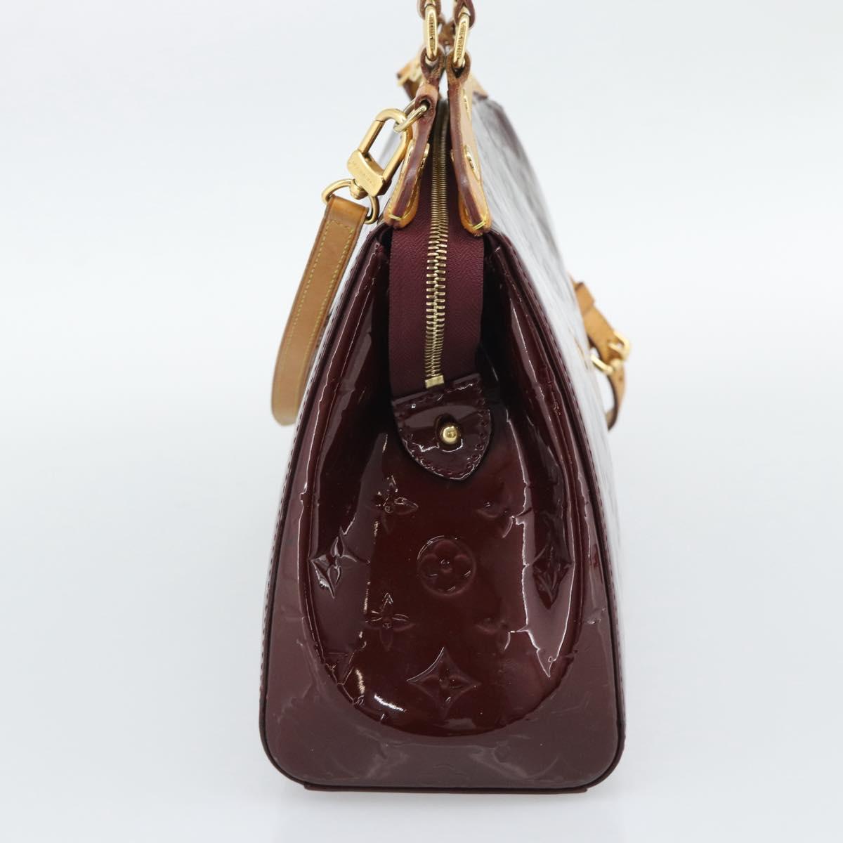 LOUIS VUITTON Monogram Vernis Blair MM Bag 2way Rouge Favist M91690 Auth 194714