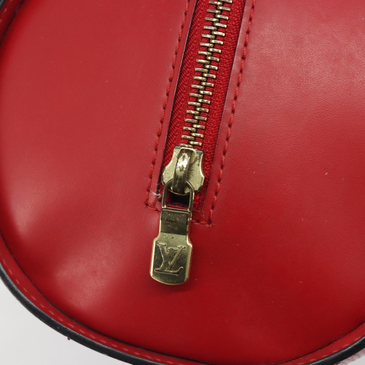 LOUIS VUITTON Epi Soufflot Hand Bag Red M52227 LV Auth 194739
