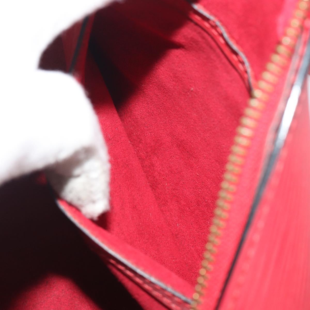 LOUIS VUITTON Epi Soufflot Hand Bag Red M52227 LV Auth 194739