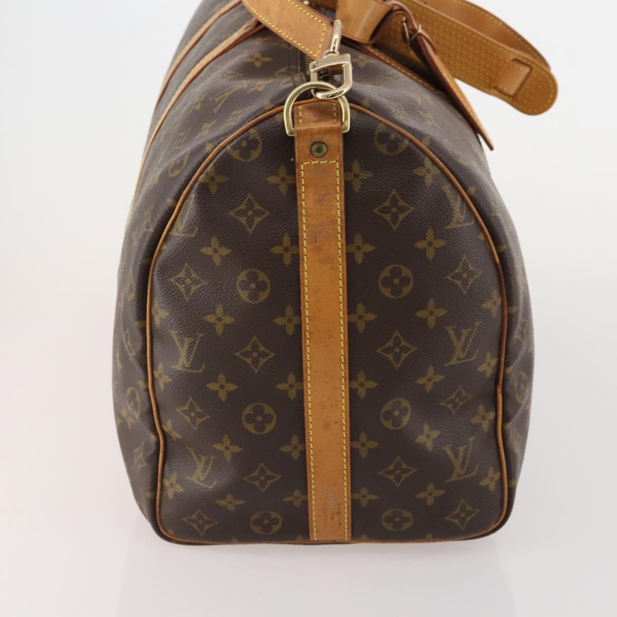 LOUIS VUITTON Monogram Keepall Bandouliere 45 Boston Bag M41418 LV Auth 194750
