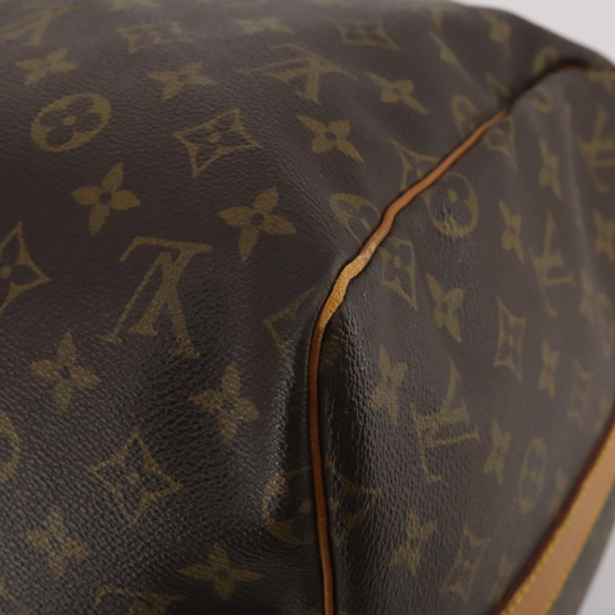 LOUIS VUITTON Monogram Keepall Bandouliere 55 Boston Bag M41414 LV Auth 194751
