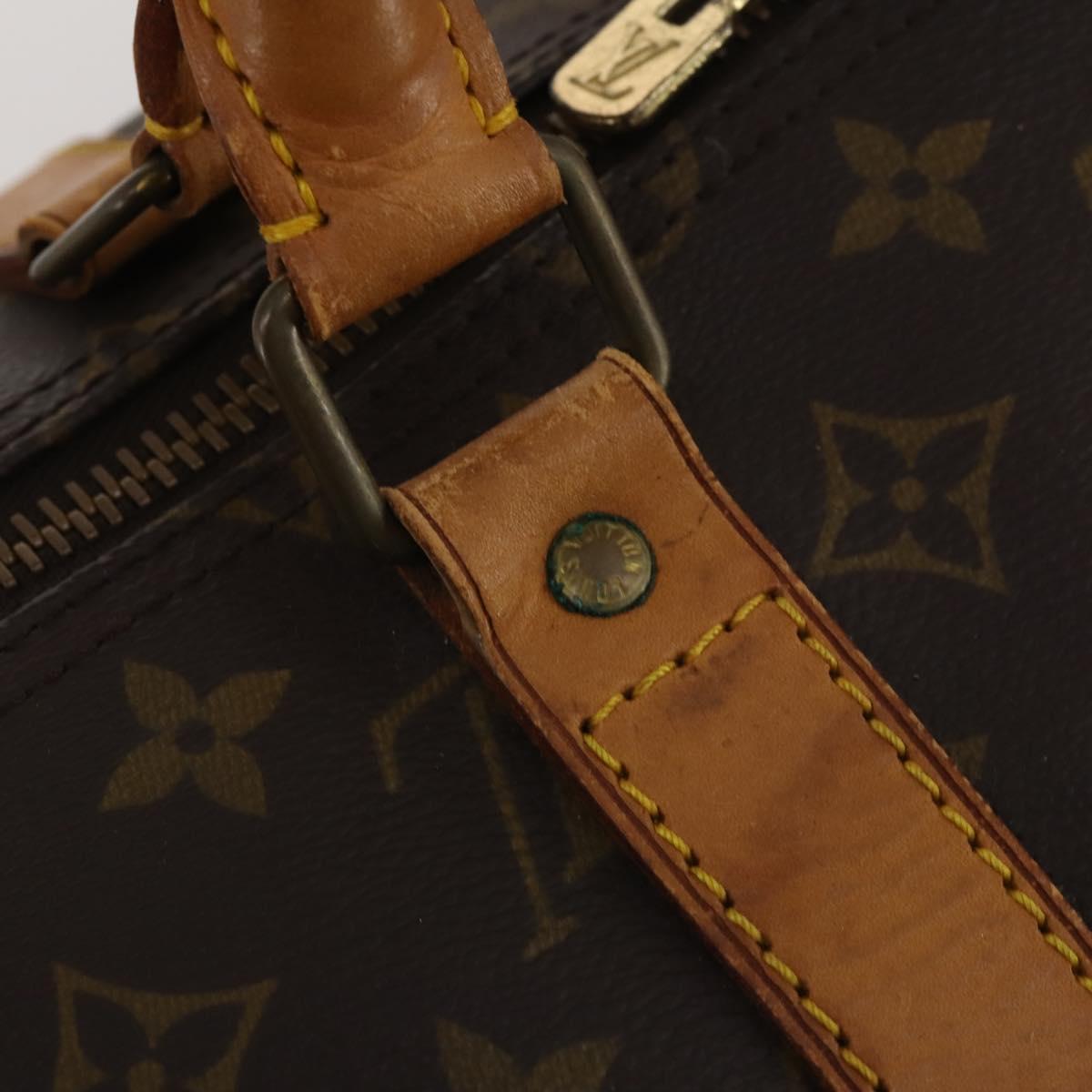 LOUIS VUITTON Monogram Keepall Bandouliere 55 Boston Bag M41414 LV Auth 194751