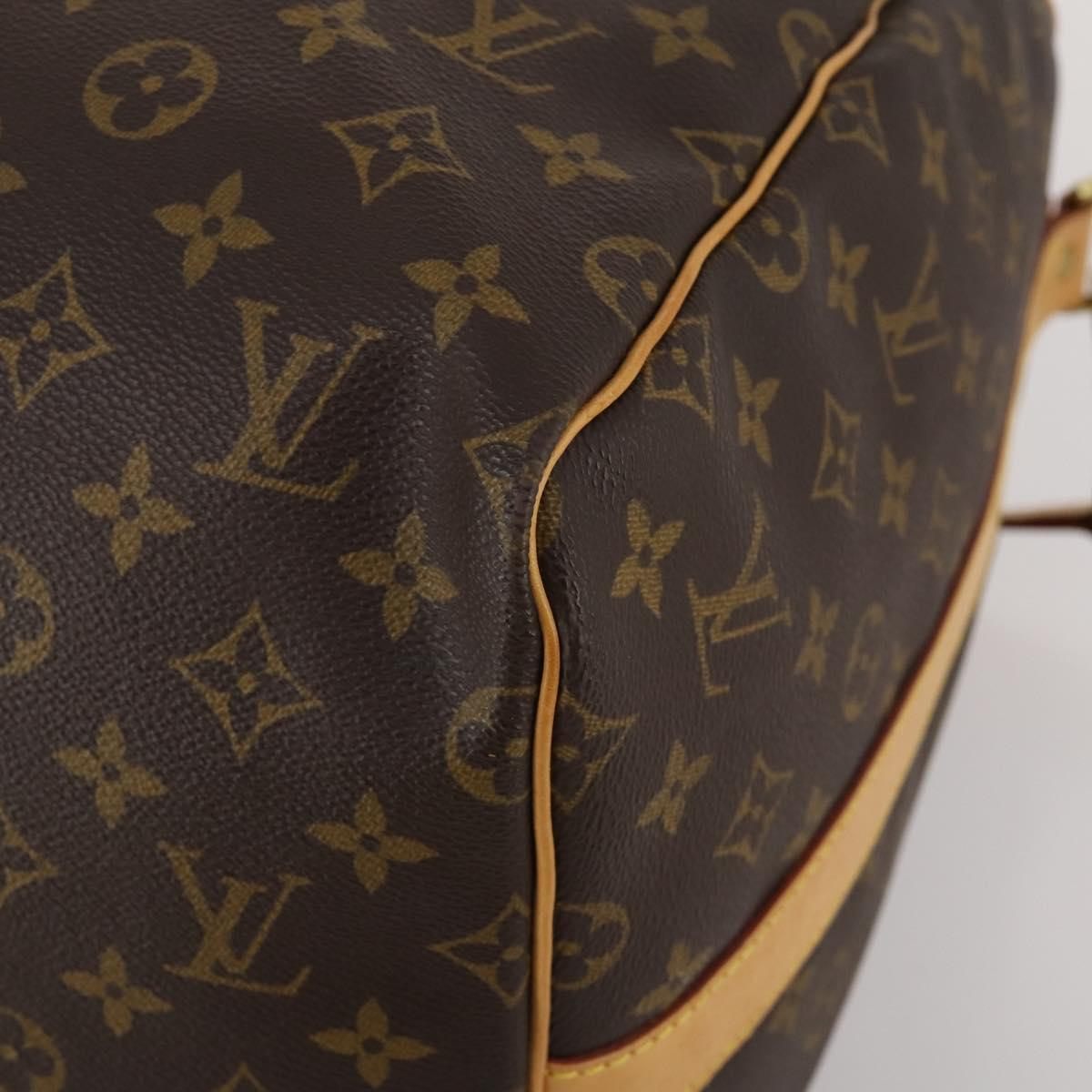 LOUIS VUITTON Monogram Keepall Bandouliere 55 Boston Bag M41414 LV Auth 194752V