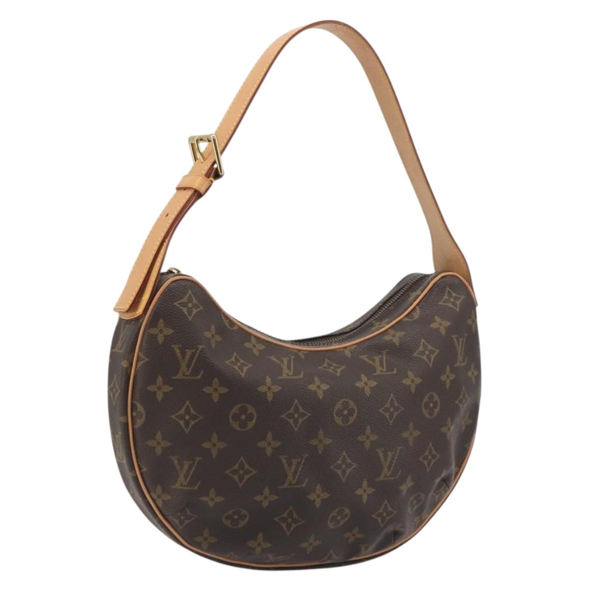 LOUIS VUITTON Monogram Croissant MM Shoulder Bag M51512 LV Auth 194753SAV