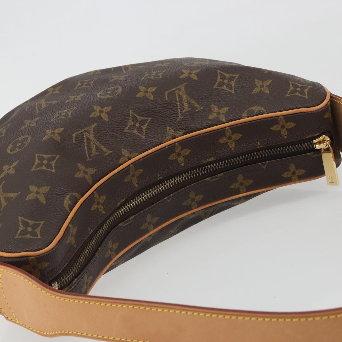 LOUIS VUITTON Monogram Croissant MM Shoulder Bag M51512 LV Auth 194753SAV