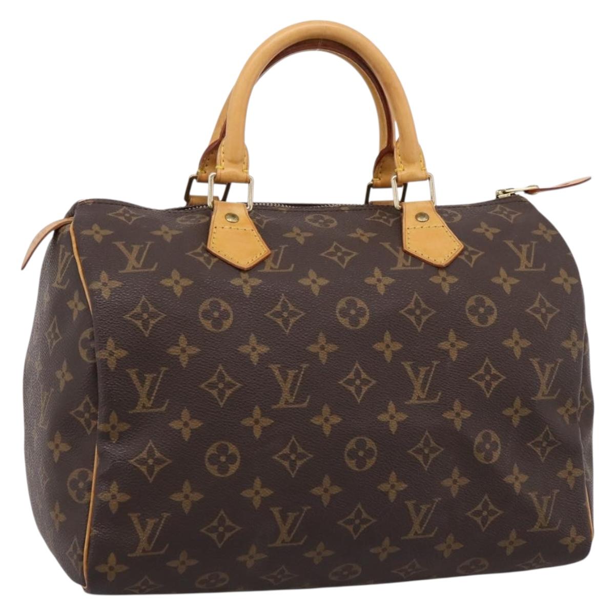 LOUIS VUITTON Monogram Speedy 30 Hand Bag M41526 LV Auth 194768V