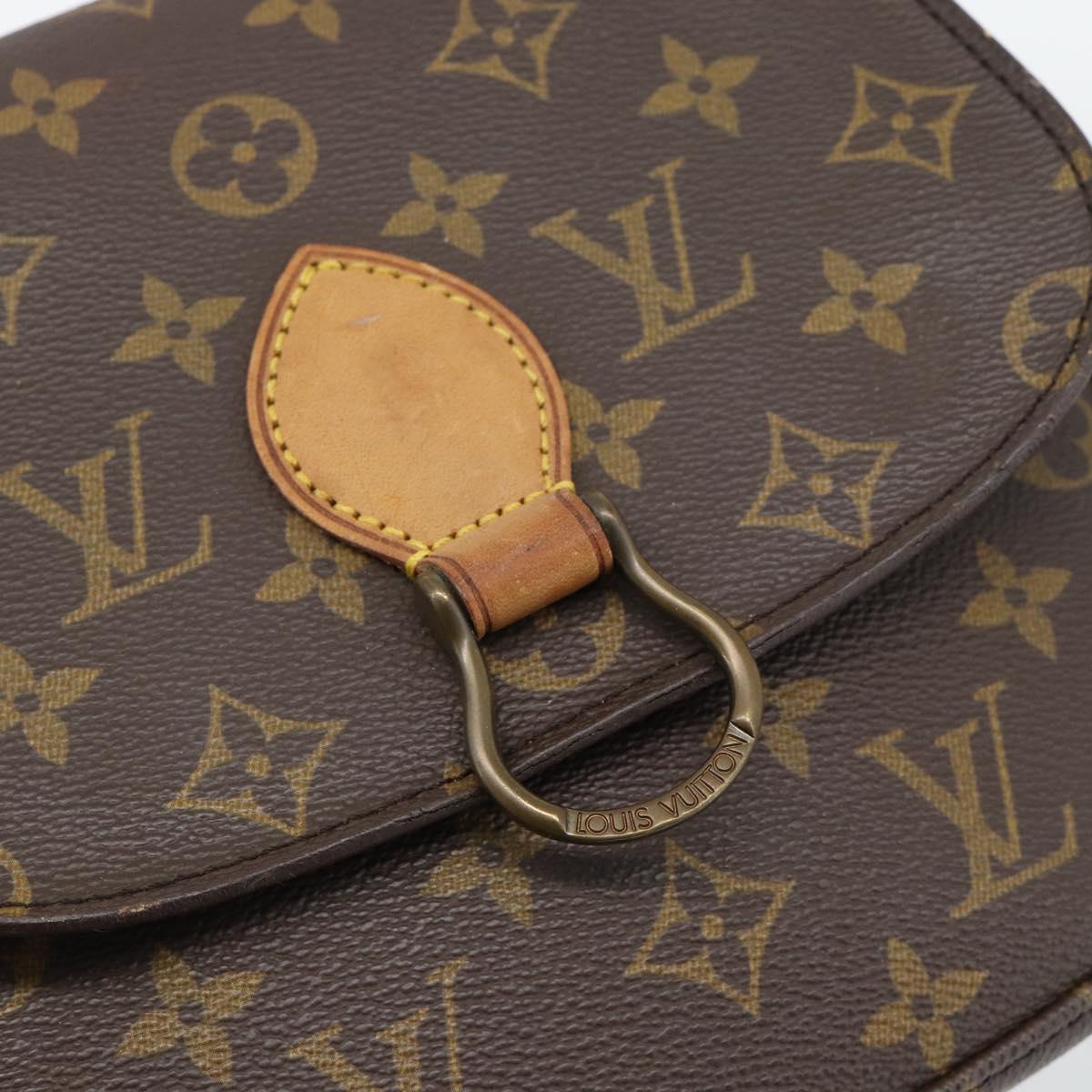 LOUIS VUITTON Monogram Saint Cloud MM Shoulder Bag M51243 LV Auth 194769