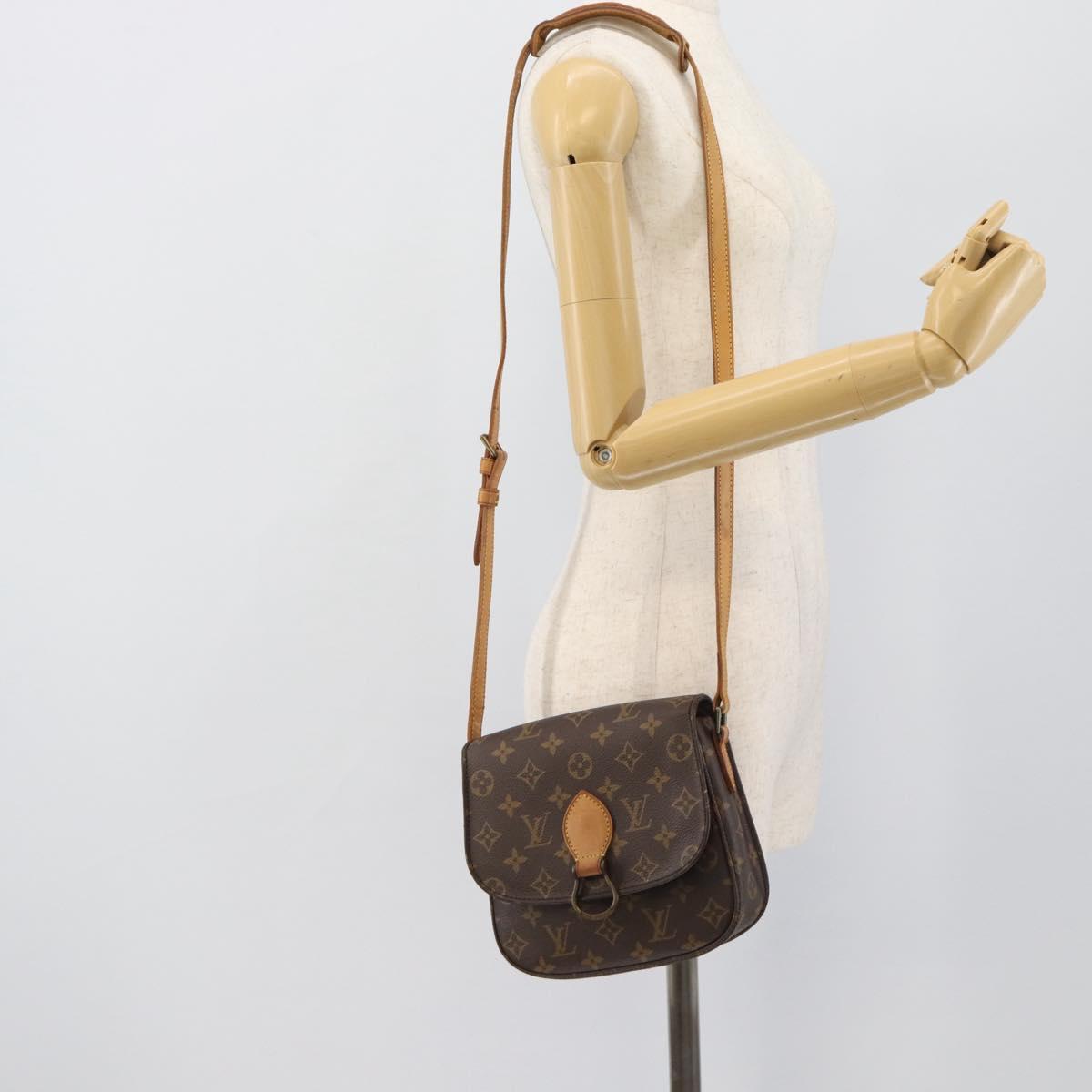 LOUIS VUITTON Monogram Saint Cloud MM Shoulder Bag M51243 LV Auth 194769