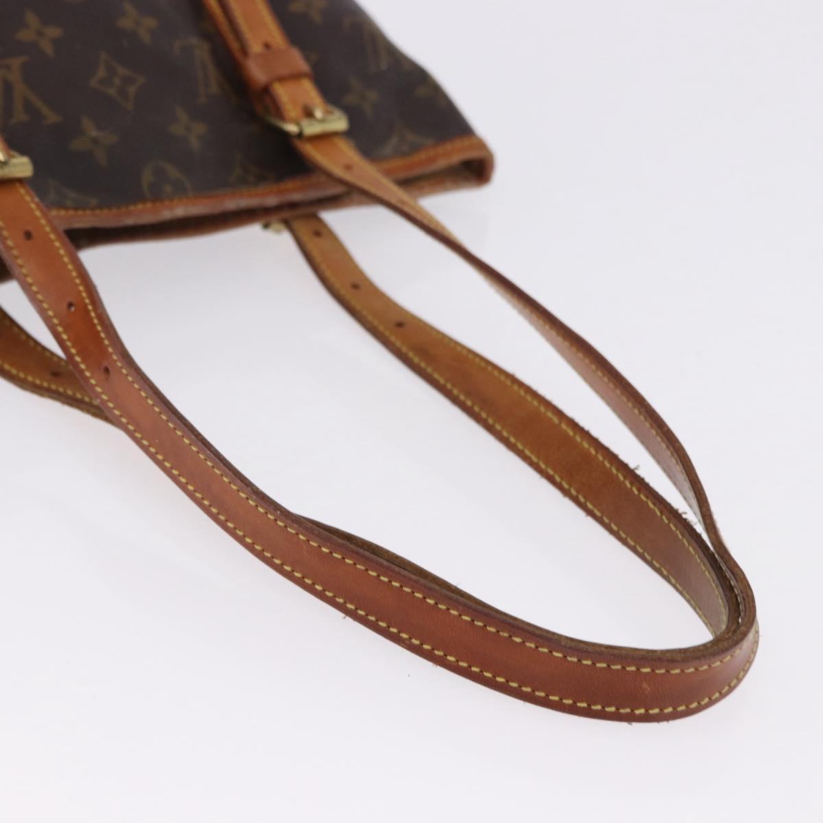 LOUIS VUITTON Monogram Bucket GM Shoulder Bag M42236 LV Auth 194770