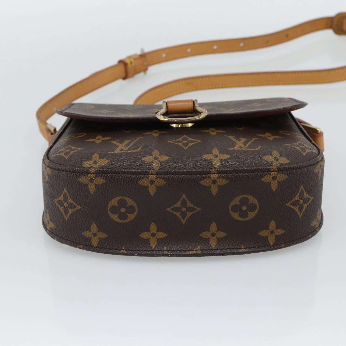 LOUIS VUITTON Monogram Saint Cloud MM Shoulder Bag M51243 LV Auth 194772