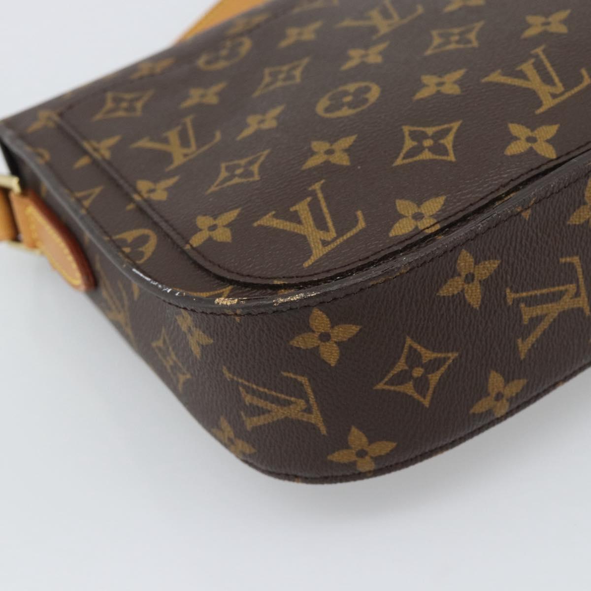 LOUIS VUITTON Monogram Saint Cloud GM Shoulder Bag M51242 LV Auth 194773