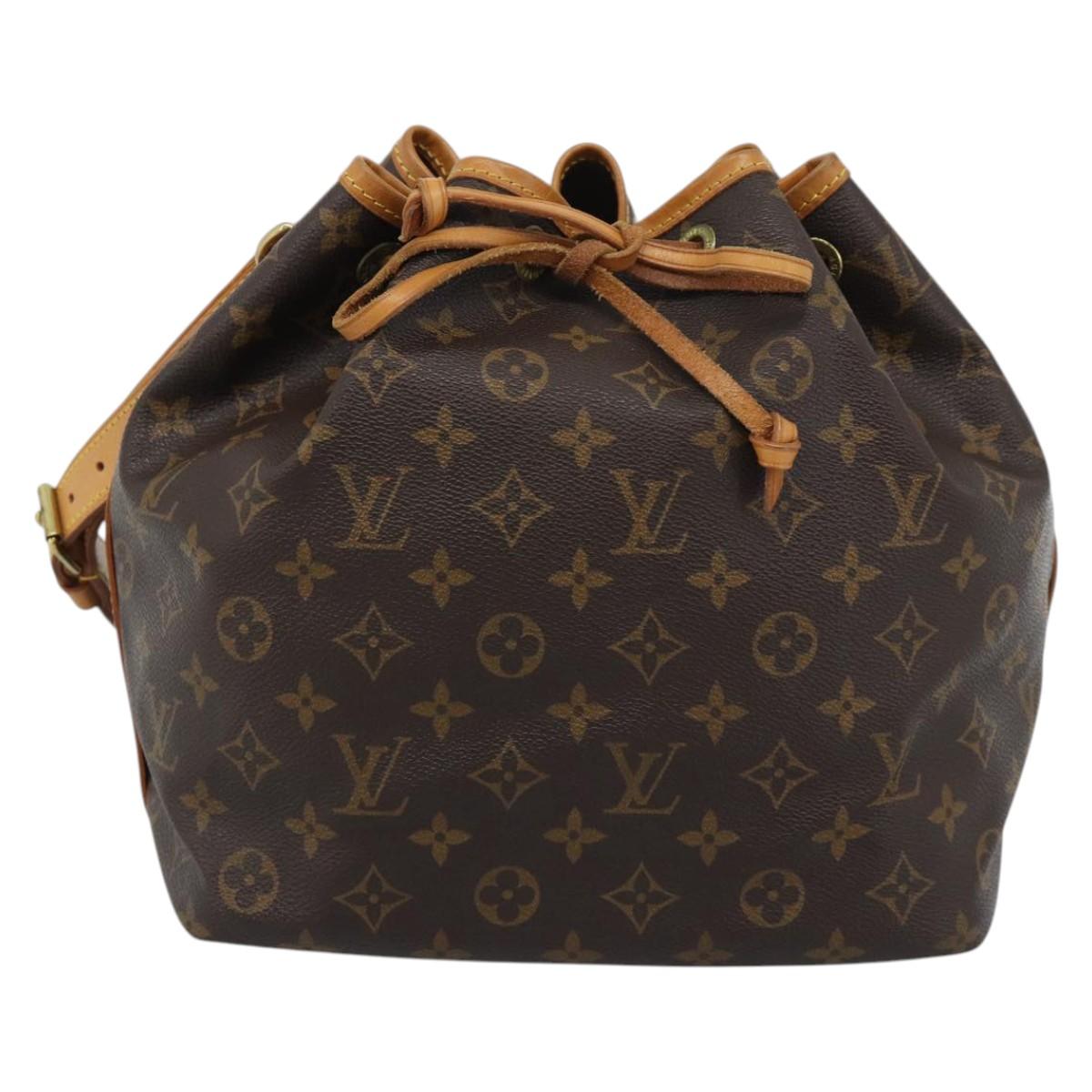 LOUIS VUITTON Monogram Petit Noe Shoulder Bag M42226 LV Auth 194774V
