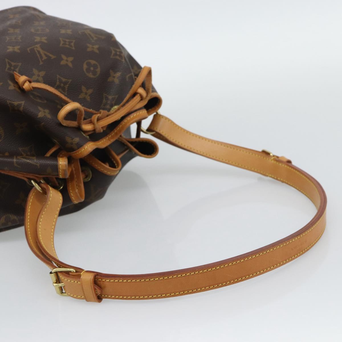 LOUIS VUITTON Monogram Petit Noe Shoulder Bag M42226 LV Auth 194774V
