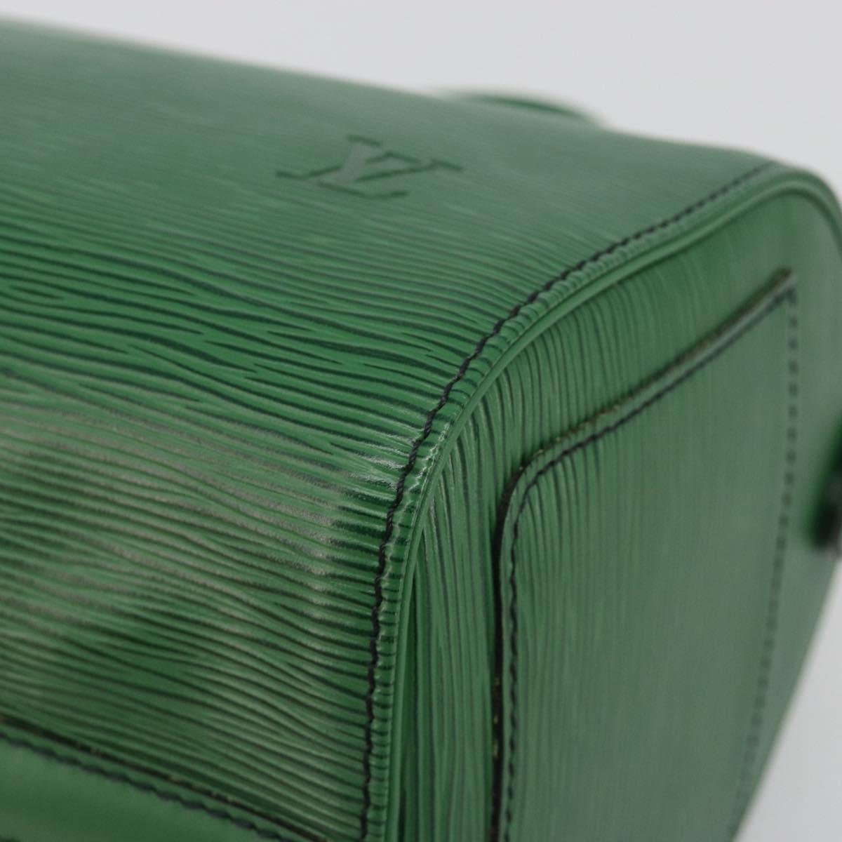 LOUIS VUITTON Epi Speedy 25 Hand Bag Borneo Green M43014 LV Auth 194779V