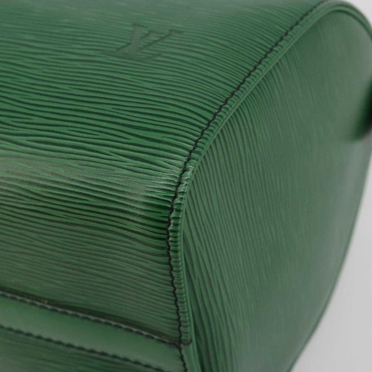 LOUIS VUITTON Epi Speedy 25 Hand Bag Borneo Green M43014 LV Auth 194779V