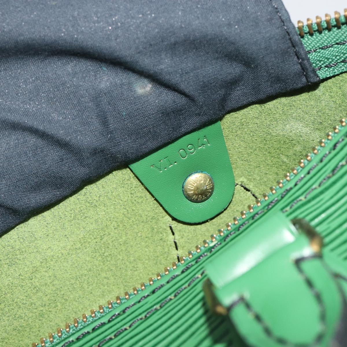 LOUIS VUITTON Epi Speedy 25 Hand Bag Borneo Green M43014 LV Auth 194779V