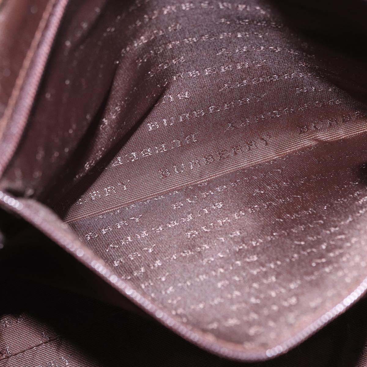 BURBERRY Nova Check blue Tote Bag PVC Beige Gold Auth 194843V