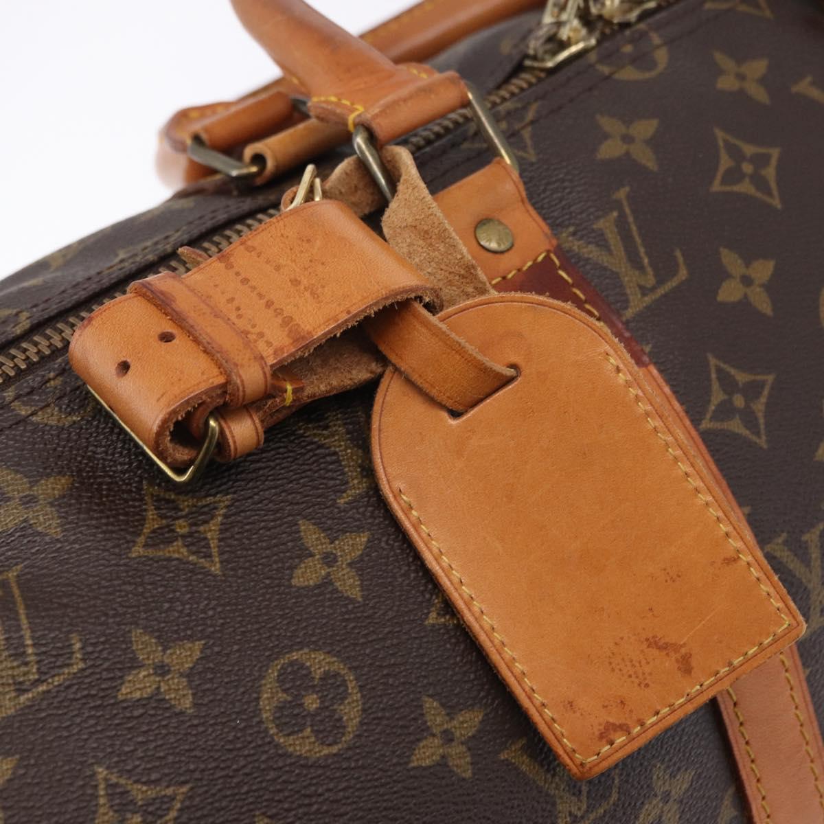 LOUIS VUITTON Monogram Keepall 50 Boston Bag M41426 LV Auth 194861