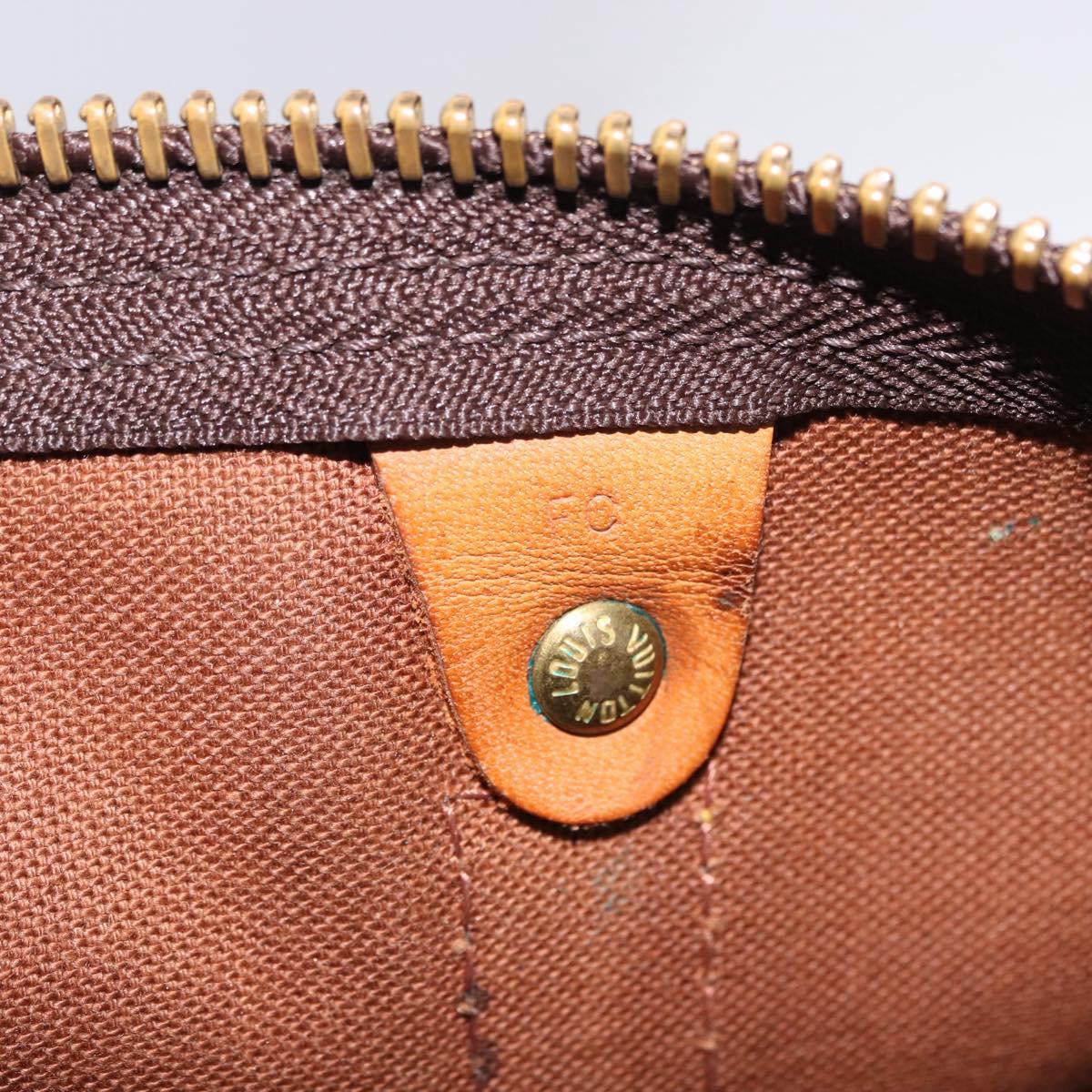 LOUIS VUITTON Monogram Keepall 50 Boston Bag M41426 LV Auth 194861