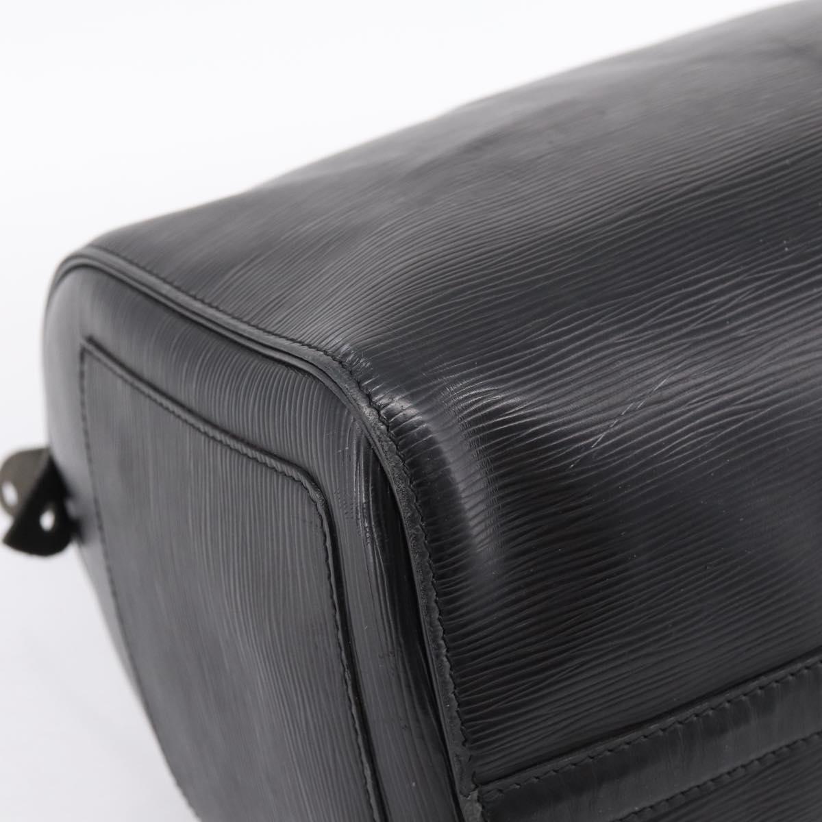 LOUIS VUITTON Epi Speedy 40 Hand Bag Black M42982 LV Auth 194868