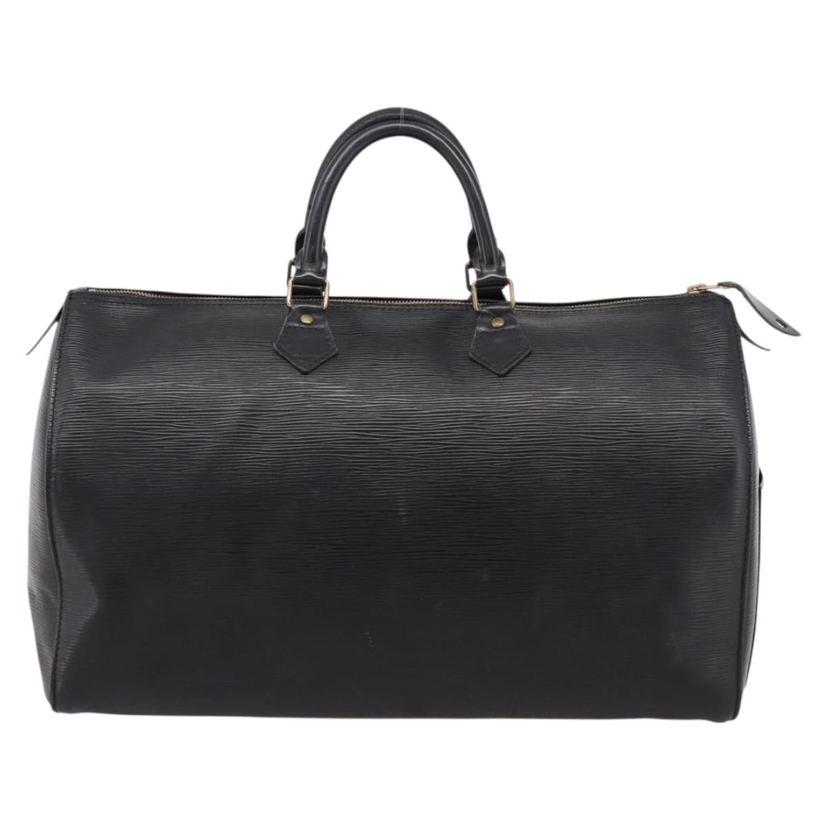 LOUIS VUITTON Epi Speedy 40 Hand Bag Black M42982 LV Auth 194868