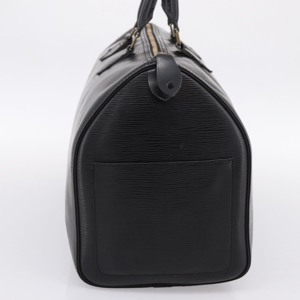 LOUIS VUITTON Epi Speedy 40 Hand Bag Black M42982 LV Auth 194868