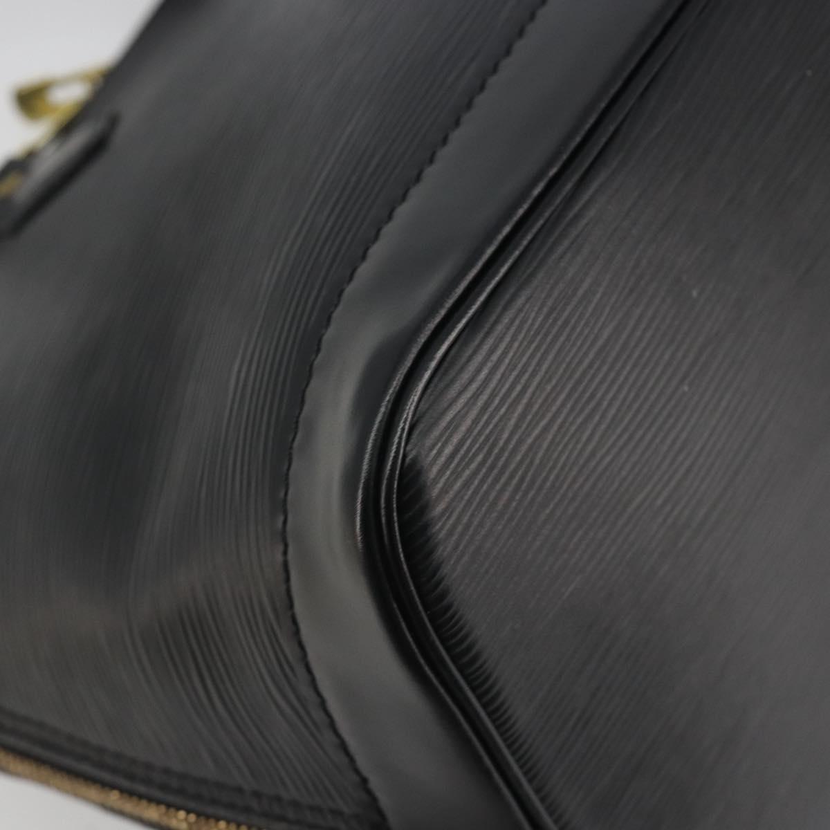 LOUIS VUITTON Epi Alma Hand Bag Noir Black M52142 LV Auth 194869V