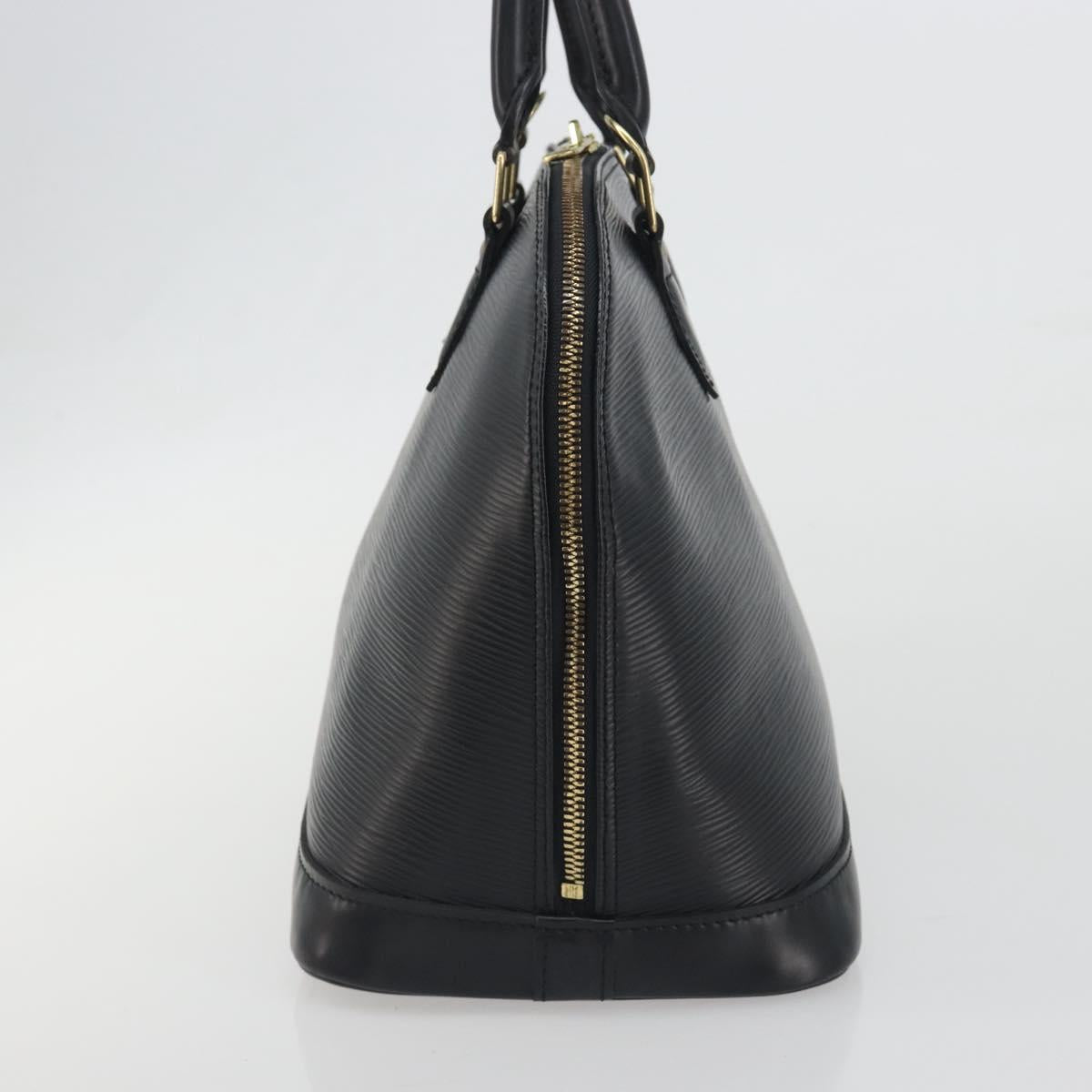 LOUIS VUITTON Epi Alma Hand Bag Noir Black M52142 LV Auth 194869V