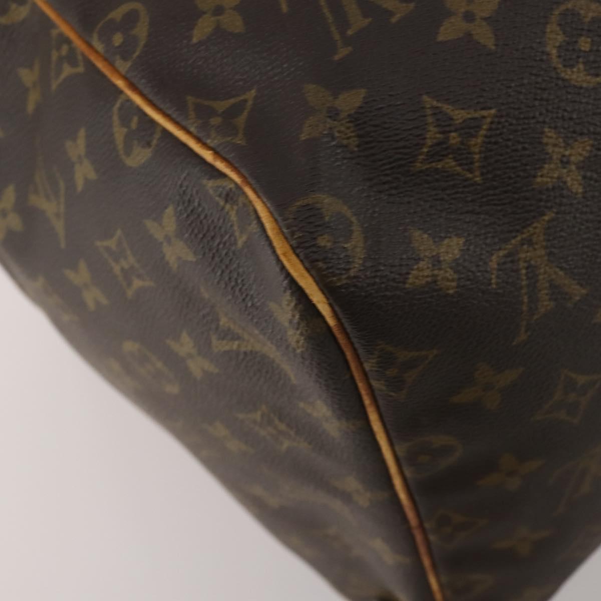LOUIS VUITTON Monogram Sac Souple 55 Boston Bag M41622 LV Auth 194874
