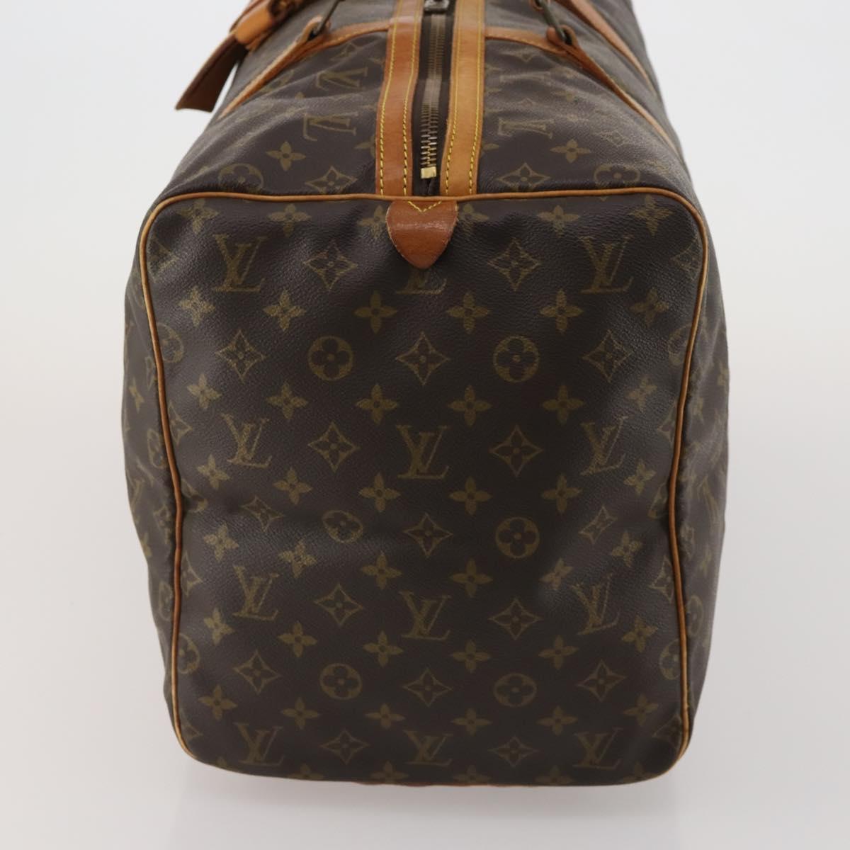 LOUIS VUITTON Monogram Sac Souple 55 Boston Bag M41622 LV Auth 194874