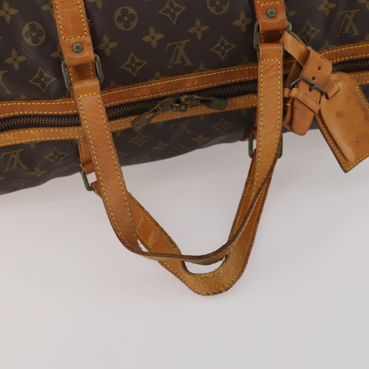LOUIS VUITTON Monogram Sac Souple 55 Boston Bag M41622 LV Auth 194874
