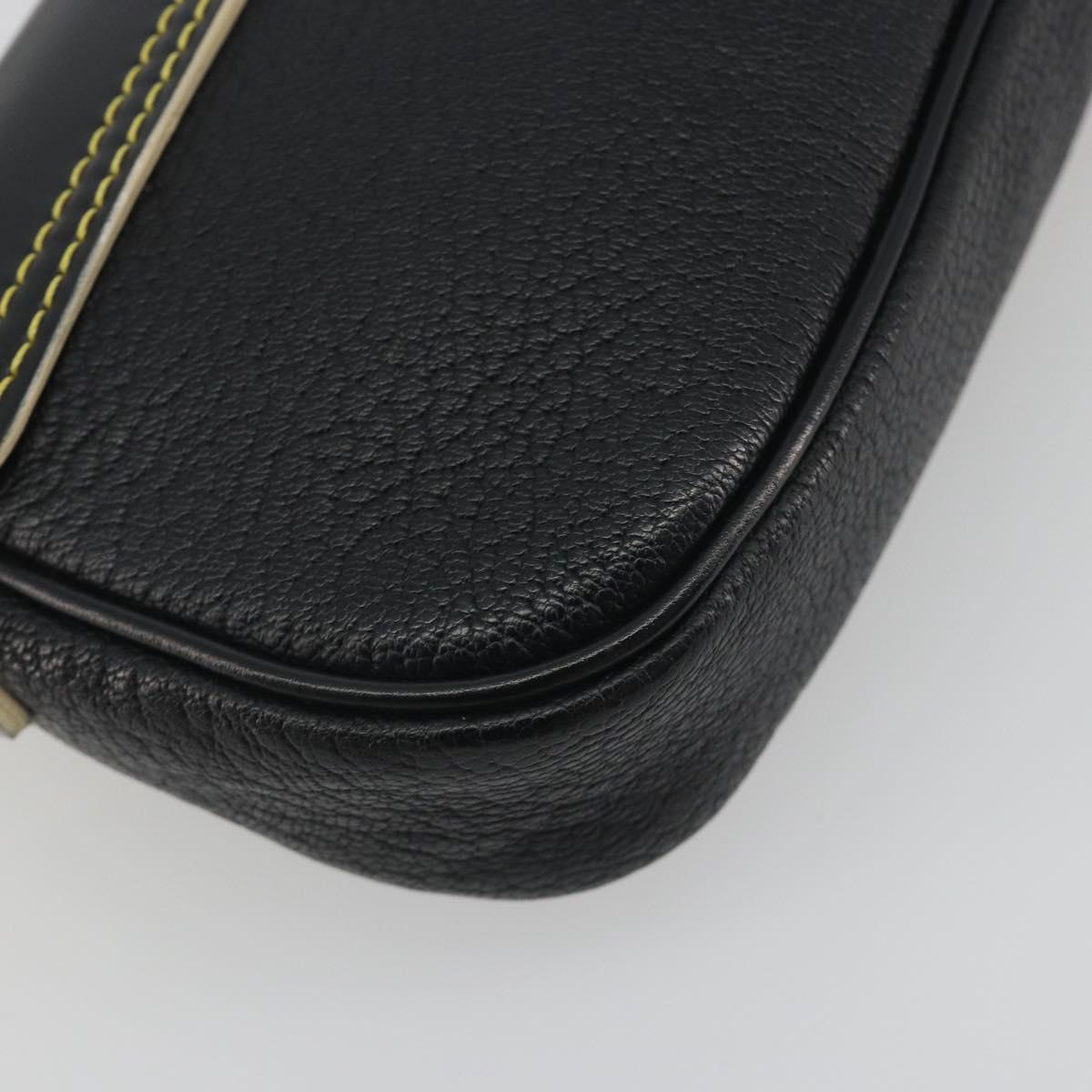 LOUIS VUITTON Suhari Precieux Shoulder Bag Leather Black M91776 Auth 194886SAV