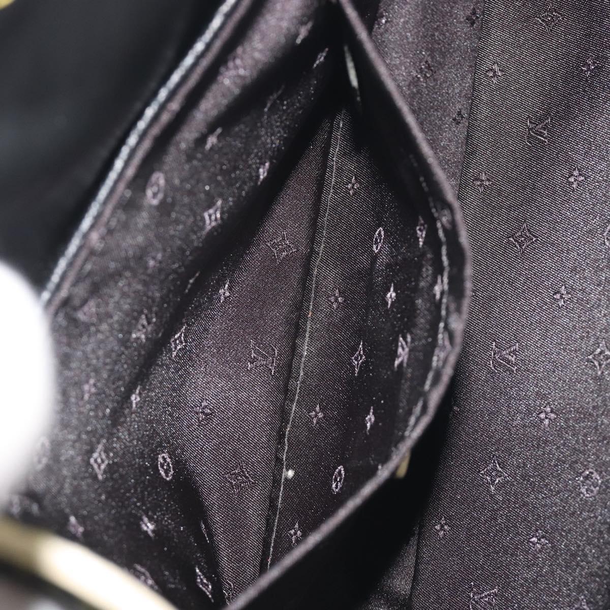 LOUIS VUITTON Suhari Precieux Shoulder Bag Leather Black M91776 Auth 194886SAV